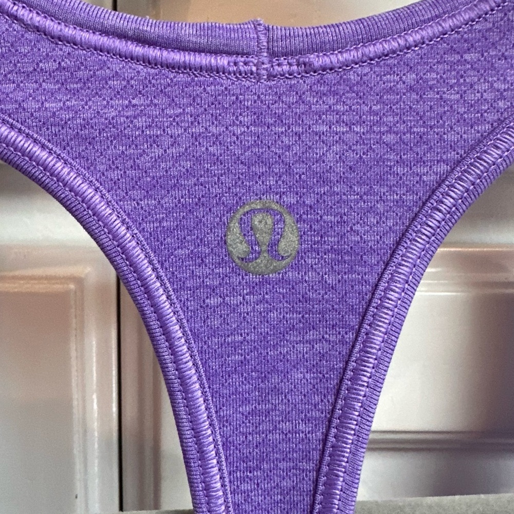 Lululemon Ebb & Flow Racerback Tank Top in Purple Size 8 - Picture 7 of 8